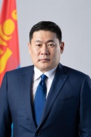 蒙古国总理奥云额尔登像