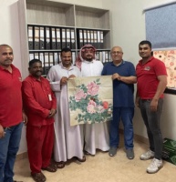 巨野工笔牡丹花开沙特：传递“富贵祥和”美好祝福