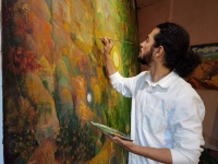 画下“世外桃源” 续写“丝路传奇”——伊朗画家的浙江乡村故事