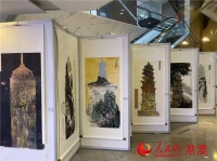 “塔影映湾区”中国画作品展在澳门开幕
