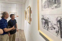 “画说西城”第14届春之花名家作品邀请展开幕
