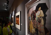 首届延安木刻版画双年展举行