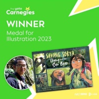 越南画家吉特·勇作品《常与小熊》获2023卡内基插画奖