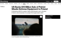 150亿美元！美国务院批准向波兰出售一体化防空反导战斗指挥系统