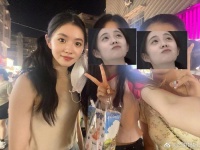 网友偶遇刘浩存的合照，她真的和其他人不在一个图层的感觉……
