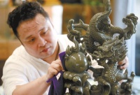 区级非遗石府石材采集与加工第六代传承人——高阳