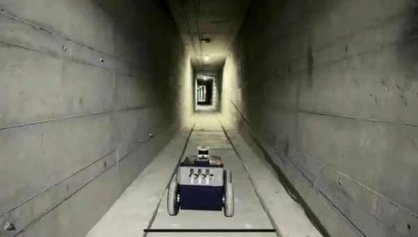 上海航天研制的隧道救援机器人。中国航天科技集团八院 供图