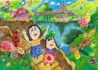 “共建美好家园”海峡两岸青少年书画交流展作品展示（6）