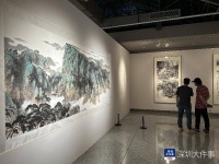 发山水画的铿锵之声，“高炜山水画作品展”在深开展