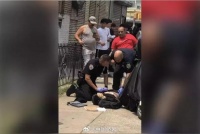 纽约华人区发生枪案一少年身亡 华裔业者：子弹壳飞到我店门口