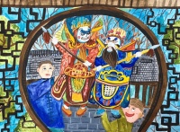 “共建美好家园”海峡两岸青少年书画交流展作品展示（7）