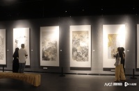 以文化雨，润泽山海！顺德三穗艺术作品展开幕