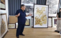 学子执杆生画 助力国家非物质文化遗产指尖技艺“火”起来
