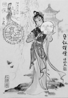 团扇非引凉，饰品惟其长，宝钗扑蝶用的是什么扇？