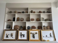 栩栩如生！四川遂宁奇石爱好者用奇石贴画迎大运