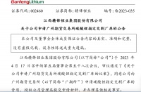 碳酸锂期货两大锂资源巨头缺席？赣锋锂业：交割厂库申请文件在补全内容