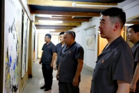 轮台县：“情系巴州 文化润疆--沧州师范学院美术作品展”参观活动