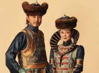 吉祥三宝小女儿出嫁，韩国老公穿蒙古服超帅气，英格玛骑马送行