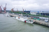 中国海警舰艇编队起航赴北太平洋开展公海渔业执法巡航