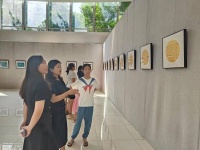 大运书画摄影展 相约青春盛会