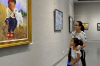 库尔勒：梨城“情系天山 韵动巴州”绘画展