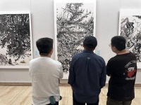 书画家乡桂林美 阳光水墨画作品展在中国美术馆开幕