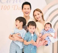 TVB视帝与港姐妻子为3岁儿子庆生！小家伙献吻弟弟，被曝是暖男