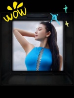 张雨绮这身材曲线也太优越了吧，身着克莱因蓝泳装……