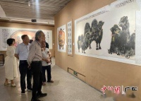 凝聚陕北乡土情结 忽培元书画作品亮相广州