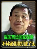 军区首长下乡回家探亲，不料被混混给打破了头，结局真是太解气了