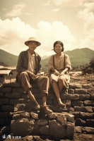 AI漫画 |七夕特刊：上世纪，那青涩的爱情