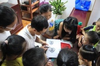 龙山街道龙山路社区暑期课堂结业