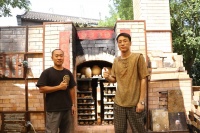 中原非遗黄河澄泥艺术添新彩：柴烧黄河澄泥茶器开窑了