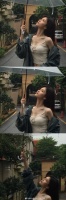 淋过雨的傍晚 我在你的眼里看到了星星