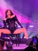 本来觉得Lisa演唱会表演服已经够暴露了……