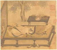 竹深留客处，荷净纳凉时