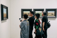 “草原画派”代表人物，砂金油画作品展亮相云上美术馆