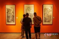 海南热带雨林中国画展在海口开幕