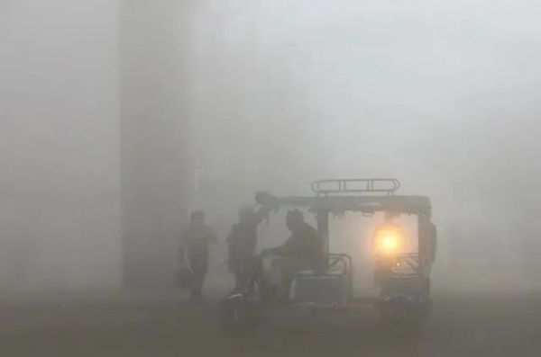 大雾中的印度旁遮普邦。（来源：新华社）