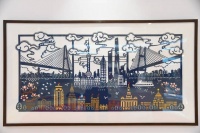 沪滇两地残疾人非遗作品展开幕，有漆器、剪纸、琉璃雕刻等