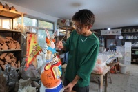 河北泊头：非遗“兔儿爷”闹中秋