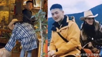 张馨予和老公亲密合影曝光，牵手互动秀恩爱，何捷发福差点认不出