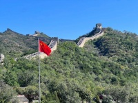 国庆当天 延庆八达岭长城秩序井然