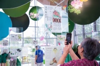 用自然笔记探索大自然 青少年优秀作品亮相上海植物园