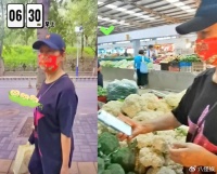 巩汉林夫妇6点多逛菜市场，还挤厨房帮俩孙女做早餐，好接地气