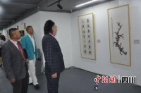 孙娩兵书画艺术展在四川省文化馆开展