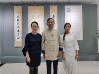 贺良朴画作获名家赞叹，贺氏书画传人现身家乡赤壁