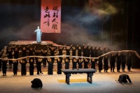 学院版话剧《白鹿原》在西安外事学院公演