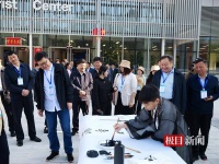 随州广水举办“三乡”文化展，书法家与小学生同台挥毫泼墨