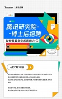 招聘 | 腾讯研究院博士后专场招聘